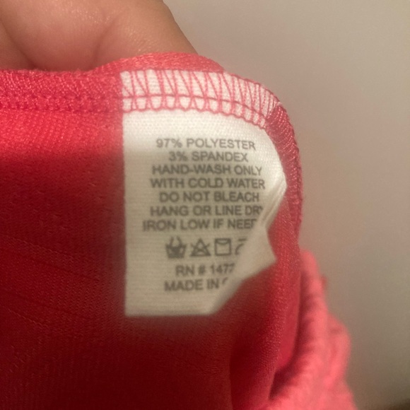 Simply Southern Coral Wide-Leg Pants with Pearl Accents - Picture 6 of 7